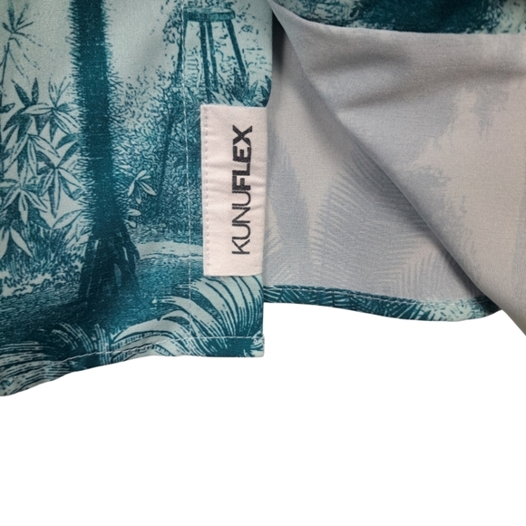 NWOT RSVLTS Men's 2XL Litho Palms Kunuflex All Over Print Short Sleeve - Picture 8 of 10